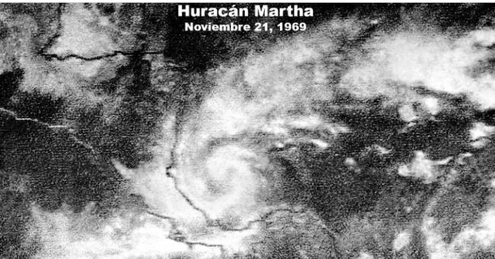 Hace casi 51 años, el 21 de noviembre de 1969, tocó tierra en Panamá el huracán Martha, el cual llegó a la zona norte de Veraguas y se disipó un día después. #TReporta