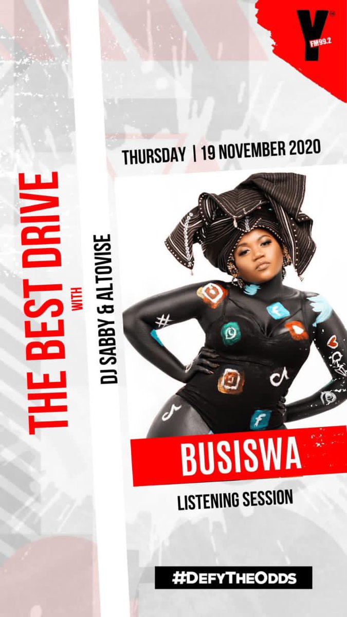 Catch <a href="/busiswaah/">Her Majesty</a>’s EXCLUSIVE LISTENING SESSION of her new album titled: #MySideOfTheStory on #TheBestDrive with <a href="/SabbyTheDJ/">The Best Thing Ever Official</a> &amp; #Atlovise on <a href="/Yfm/">Y</a> 
-
#MySideOfTheStory OUT ON ALL DIGITAL PLATFORMS AT 12 Midnight CAT. 
•To Pre-Order : orcd.co/mysideofthesto…