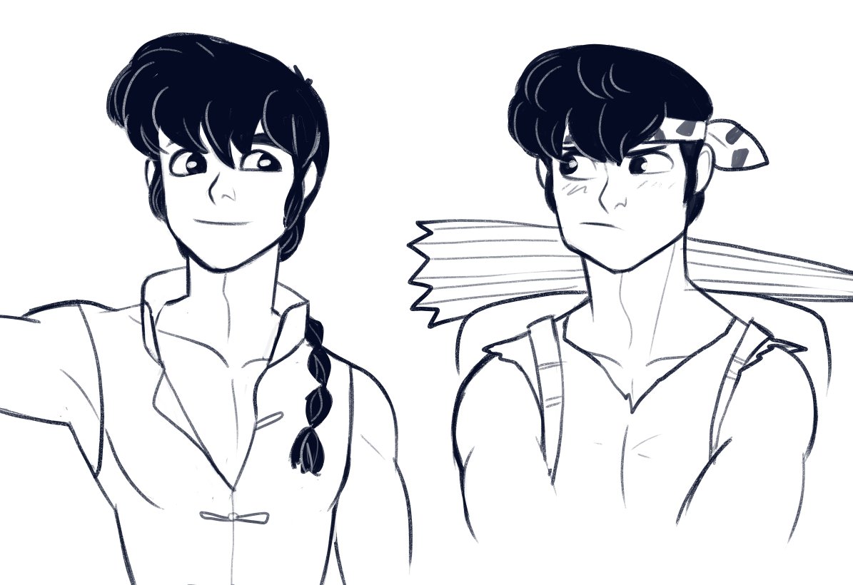 warm up Ranma x Ryoga from this post ??? https://t.co/HPId9OpQiz