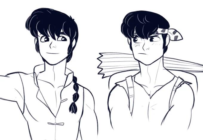 warm up Ranma x Ryoga from this post ??? https://t.co/HPId9OpQiz 
