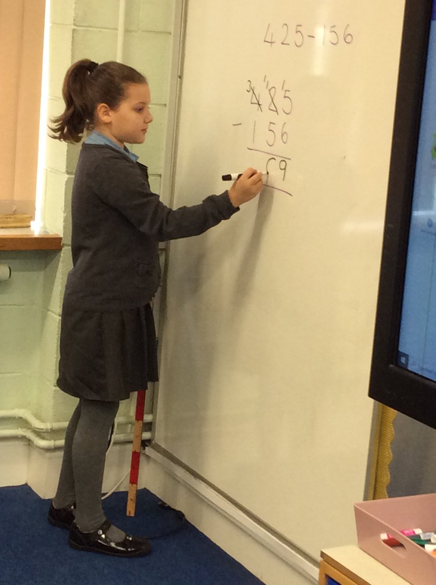 stbenedictswcps's tweet photo. Some great teaching of column subtraction in Year 4 this morning. #sbcpsmathsevidence #columnsubtraction https://t.co/zVGKVoTaTN