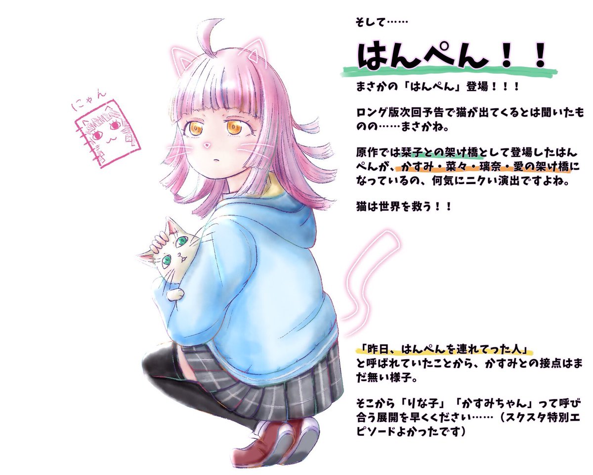 アニメに合わせて、りなりーの魅力を毎回語ってます!

今週分も今晩にはアップします!!
りなりーはいいぞ……いいんだよ……

 #絵晒したらみんながブァァァってRTしてくれてブァァァってフォロワーがブァァァって増えブァァァるブァァァらブァァァしブァァァブァァァァァアアい 