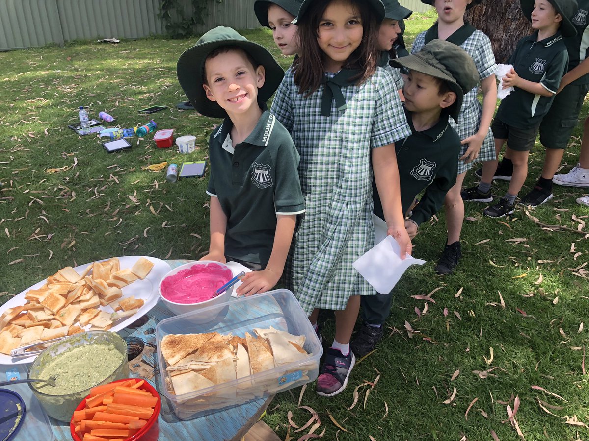 Our Food Forest <a href="/MountOusley/">Mount Ousley Public School</a> is starting to produce vegetables. Today the kids enjoyed some of the produce. #outdoorlearning <a href="/tonialgray/">Tonia Gray</a> <a href="/TiffanySinton/">Tiffany Sinton</a>