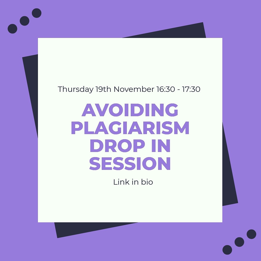 KLSSkillsHub's tweet photo. Today from 4:30-5:30 Dr Alan McKenna is hosting a drop in session on Zoom to answer any questions you may have about avoiding plagiarism on your assessment. Find the link at https://t.co/GjtO7NDCjB @KentLawSchool https://t.co/sWAFR7cT4Q