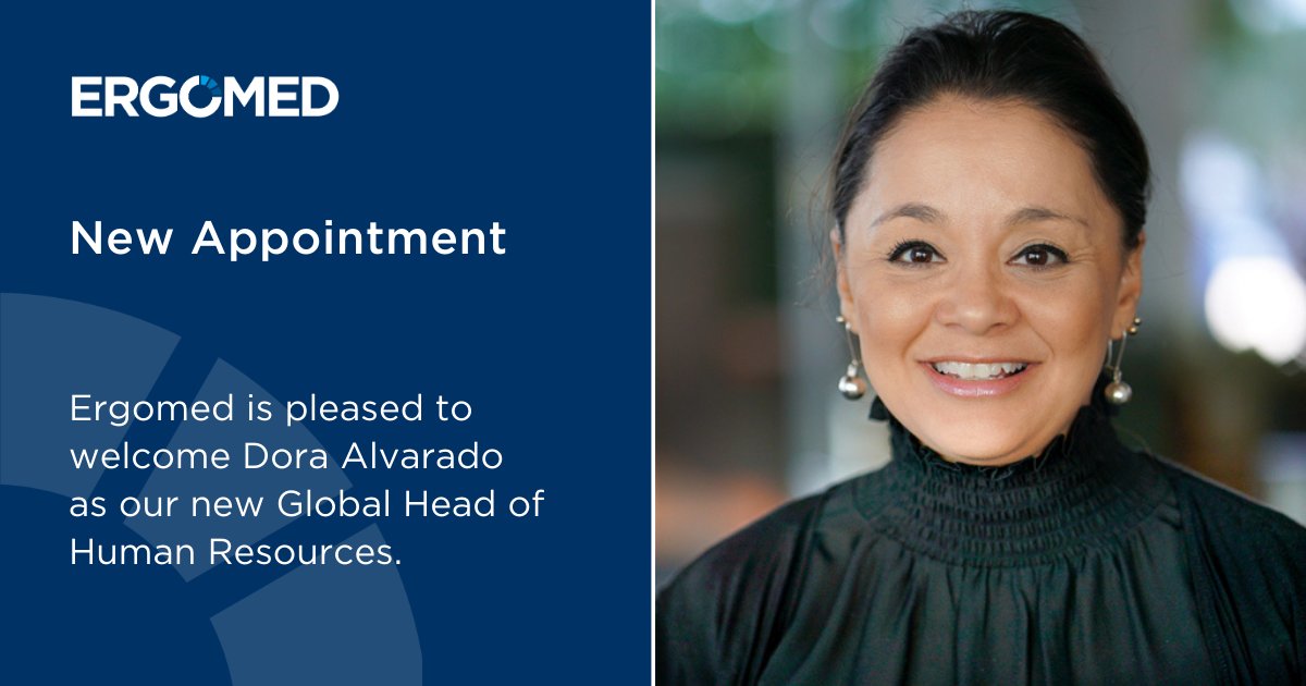 <a href="/ErgomedPLC/">Ergomed</a> is delighted to welcome Dora Alvarado as Global Head of Human Resources. Dora brings to Ergomed over 20 years of expertise and knowledge of different HR operating models to deliver an HR service that will flex and adapt to our needs. Welcome to Ergomed Dora!