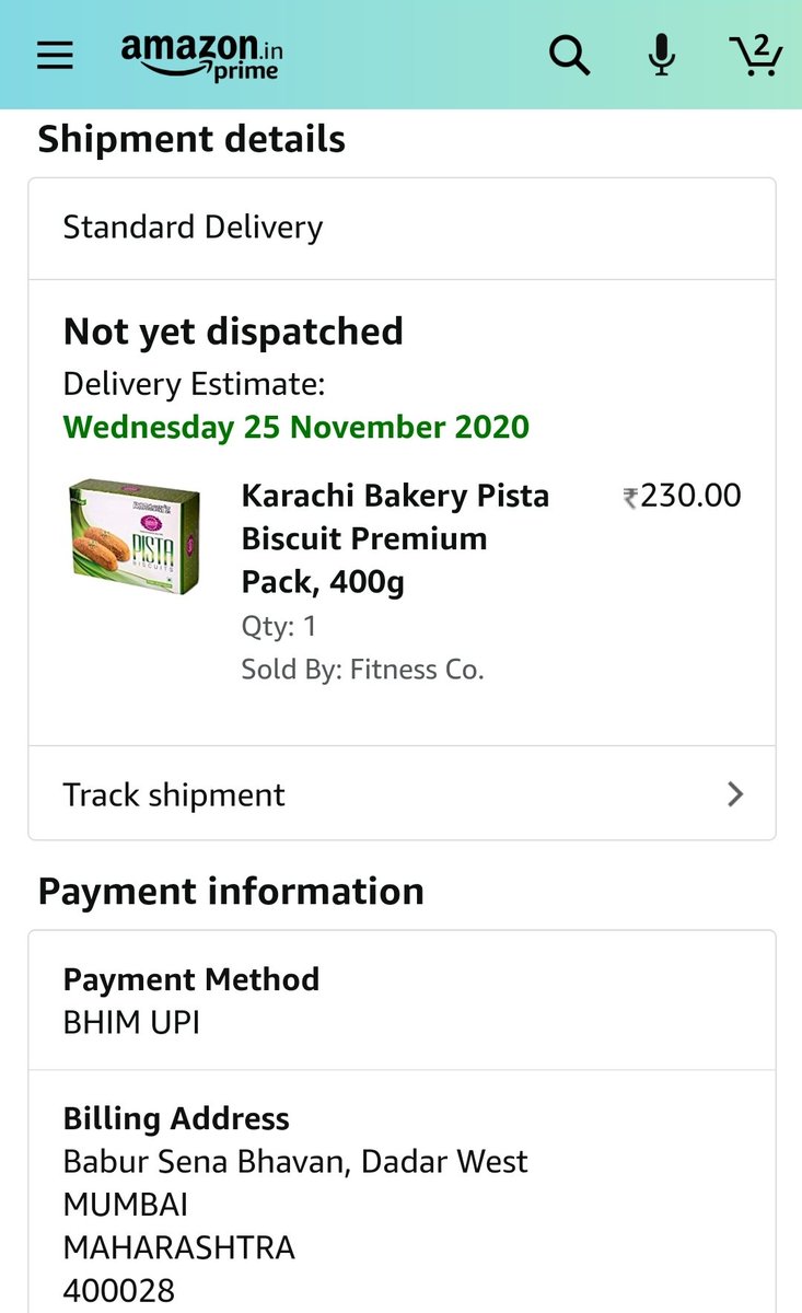 TajinderBagga's tweet photo. Ordered some @KarachiBakery Biscuits for @OfficeofUT on Amzaon with the request "Please Break the Biscuits,Not Shops" https://t.co/P60TsuA98v