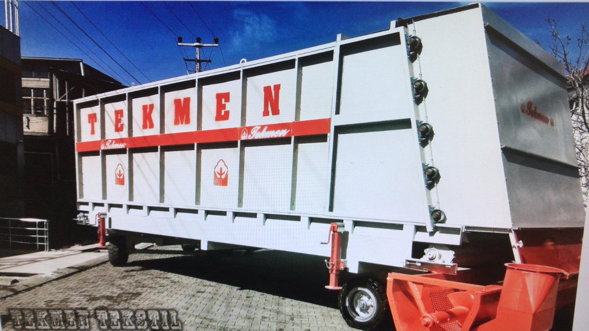 Tarladan toplanan kütlü pamuk modüler besleme dediğimiz bu konteyner ile çırçır fabrikalarına giriş yapıyor. Çırçırın ilk basamağı modüler besleme. #çırçır #yerlimakine #sanayiüretim #pamuktemizleme #tekmentekstil #söke