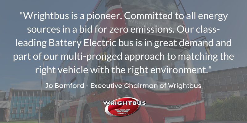 #Wrightbus... Proud to be #DrivingAGreenerFuture

via Jo Bamford - Wrightbus Executive Chairman

#greenfuture #greenrecovery #greenenergy #economicrecovery #jobgrowth #electricenergy #electricpower #electricbuses #renewables #sustainability