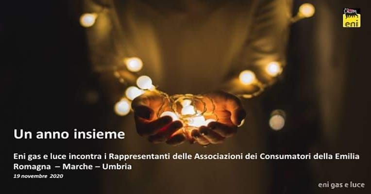 EVENTO IMPORTANTE QUESTA MATTINA IN WEBINAR CON ENI E U.Di.Con. 

L'U.Di.Con, tra i partecipanti a questo importante incontro per confrontarsi su vari aspetti tra cui  necessità e nuove possibilità per i consumatori.