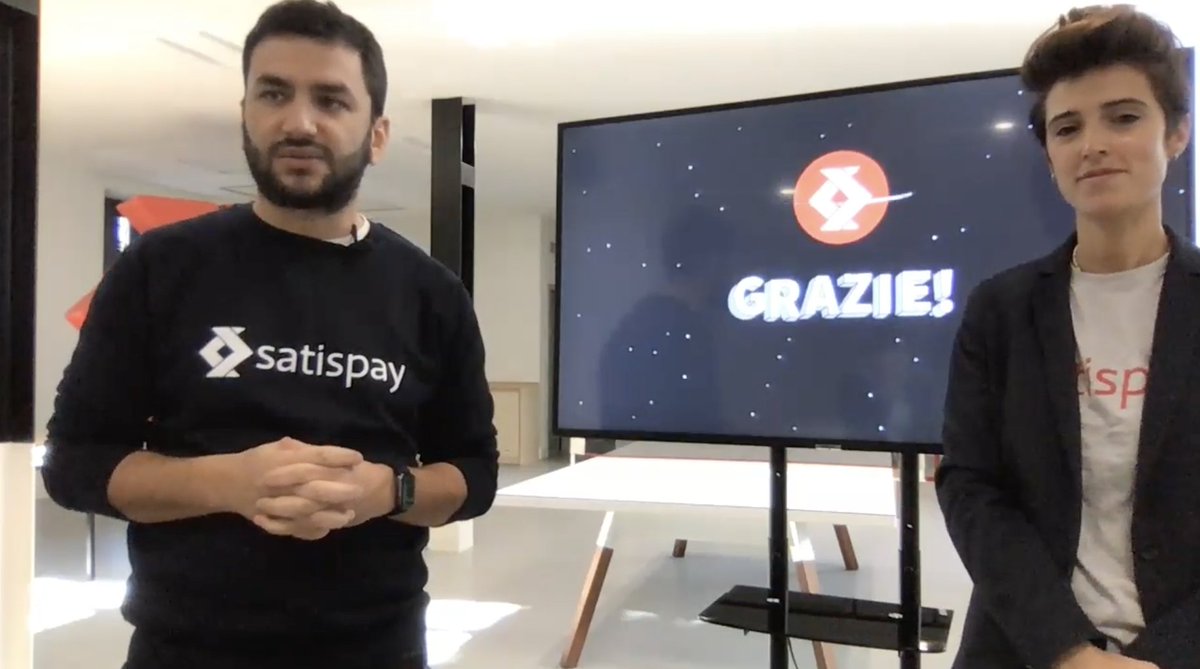 satispay's tweet photo. "Has been a long and hard year, we need to keep growing in a smart manner and make the difference, everyday, for users and merchants at national and European level."
#SatispayRoundC #doitsmart @AlbertoDalmasso https://t.co/E4WX0p2VuN