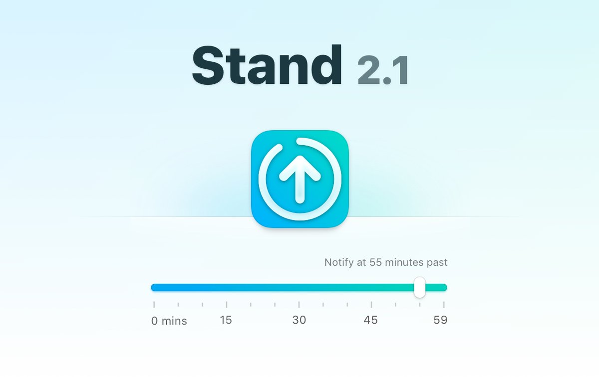 getstandapp's tweet image. Stand 2.1 is available now - a small bump with a brand new icon and a visual refresh for macOS Big Sur 🎨