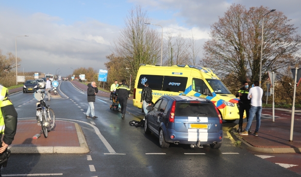 Fietser geschept op N848 bij Asperen - ..