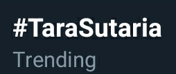 Tarasutariafp's tweet photo. It's really good #TaraSutaria is Trending in India but we have to fast guys please use this hashtag also #HBDTaraSutaria https://t.co/3YlEMgW1Uh
