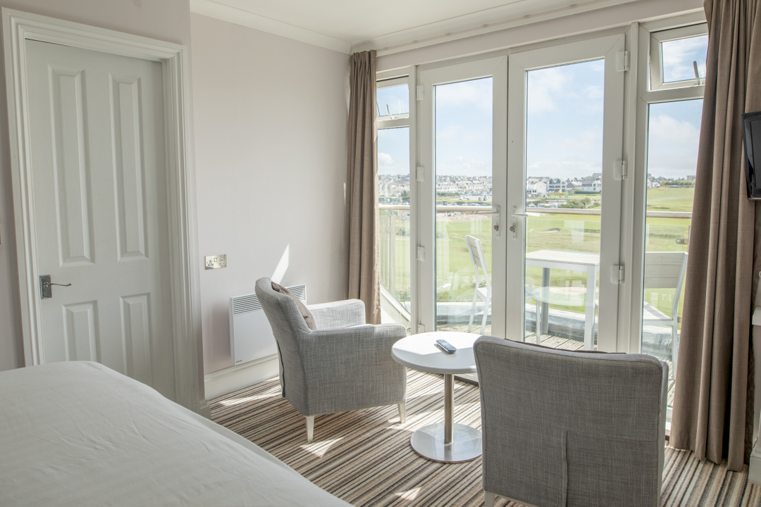 Batten down the hatches and cosy up in your very own window seat overlooking Fistral Beach this winter.