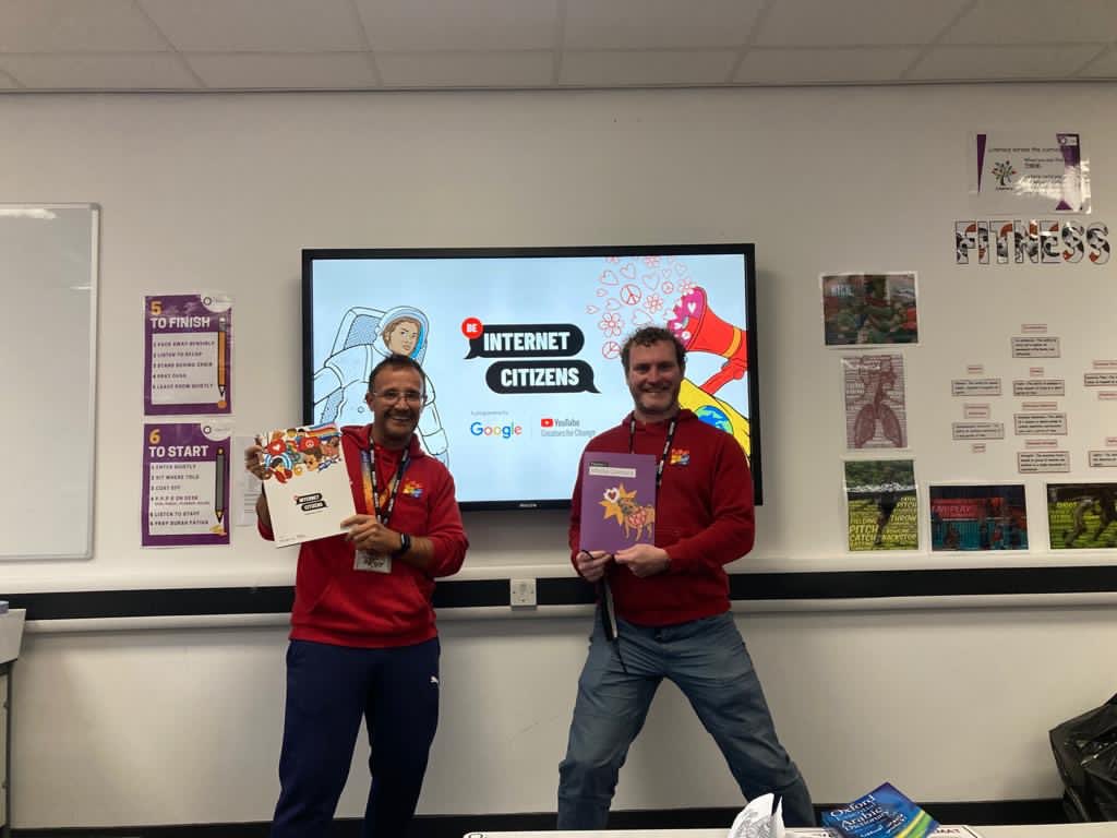 edengirlsmanc's tweet photo. Year 8 are enjoying the Internet citizens course looking at internet safety and keeping safe online as part of our raising awareness #Antibullying with Wigan youth zone sponsored by ⁦@Google⁩ and ⁦@YouTube⁩ ⁦@WiganYouthZone⁩ #WeAreStar 🤩🤩🥳🥳 https://t.co/nwxmsS3s3u