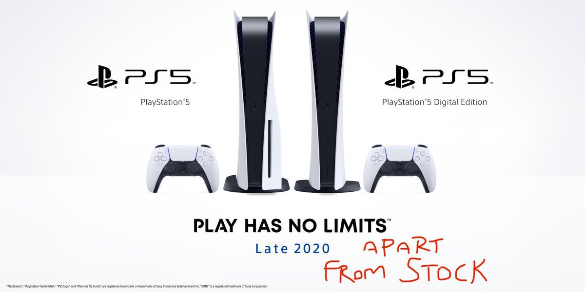 Colintron's tweet photo. @PlayStationUK Poor show in terms of meeting supply and demand. Surely from the sales in September there could have been more done for the availability on the release date https://t.co/v6iNpVRrLW