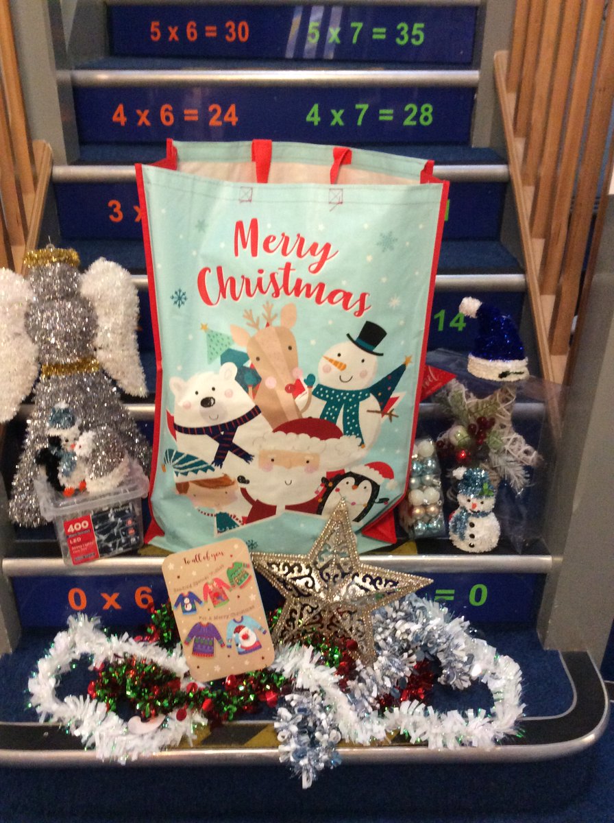 Massive thank you to <a href="/homebargains/">Home Bargains</a> in Wellingborough for their kind donation of Christmas Decorations after ours were destroyed in the flood! #weareallsaints #promotekindness