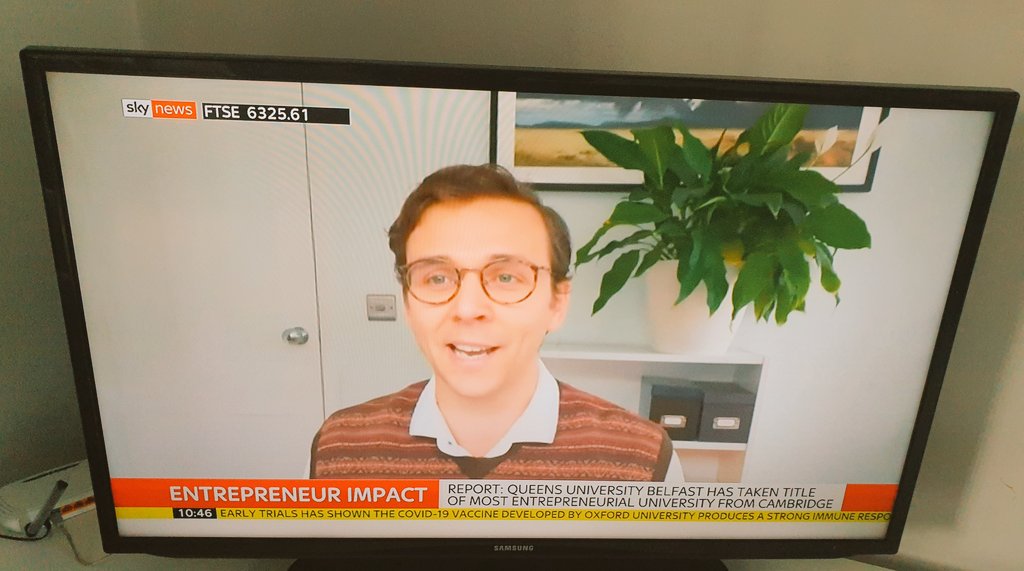 Brill hearing <a href="/OctopusVentures/">Octopus Ventures</a> <a href="/SimonpKing/">Simon King</a> talk about how <a href="/QUBelfast/">Queen's University Belfast 🎓</a> <a href="/QUB_Innovation/">Research and Innovation @Queen's</a> @EnterpriseSU_ <a href="/vcoulter_/">Coulter</a> <a href="/franmorelli__/">Fran</a> <a href="/brianamc/">Brian McCaul</a> <a href="/judithsarah12/">Judith Maguire</a> <a href="/maguirekat/">Kat Maguire</a> are the leading UK Entrepreneurial Uni @IanKingSky on <a href="/SkyNews/">Sky News</a>

Congrats to the above &amp; everyone else at Queens!