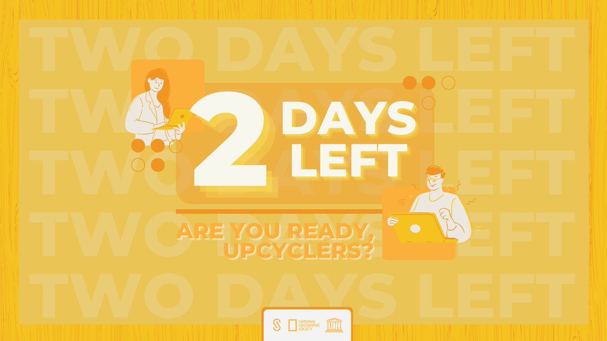 upcyclemindanow's tweet photo. Heads up, Upcyclers!
The wait is almost over, just 2 more days until Upcycle MindaNOW's official launch. Get ready and participate as we gear towards a more sustainable Mindanao!
Register now:
https://t.co/nFr5ZrW0zZ
#UpcycleMindaNOW #UpcycleConference #ProjectSWAP https://t.co/IiP1FuJF7C