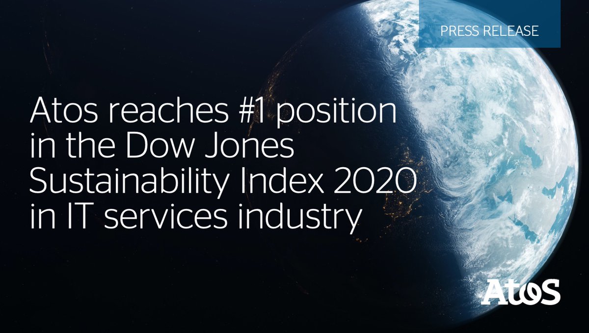 🎊 Hooray!
We're very happy to rank #1 out of 86 IT services companies in the latest #DJSI2020

A great reflection of our commitment to #sustainability and capacity to support our clients on their path to #decarbonization, security &amp; digital inclusion okt.to/ItpaVP