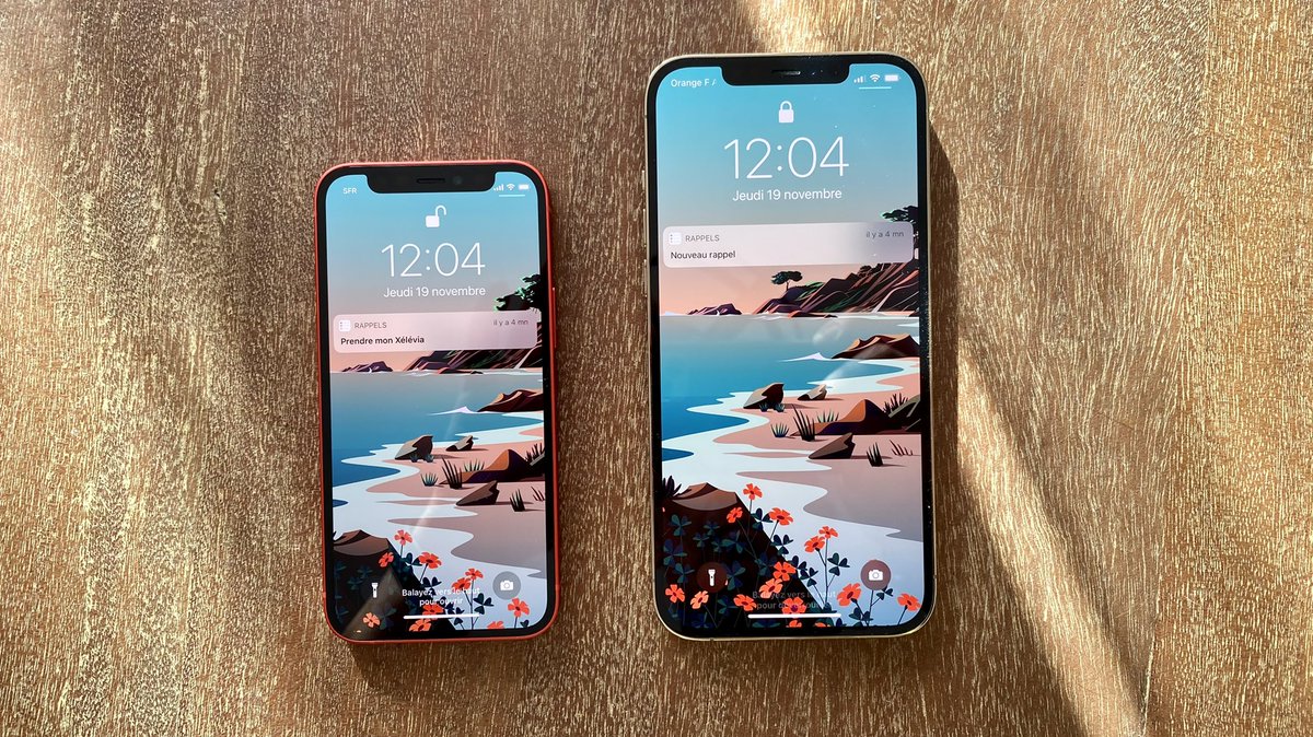 sergelotz's tweet image. #iPhone12ProMax vs #iPhonemini très envie des deux en fait... voir même des trois !! Comme quoi #Apple a très bien jouer son coup cette année ♥️😅✨