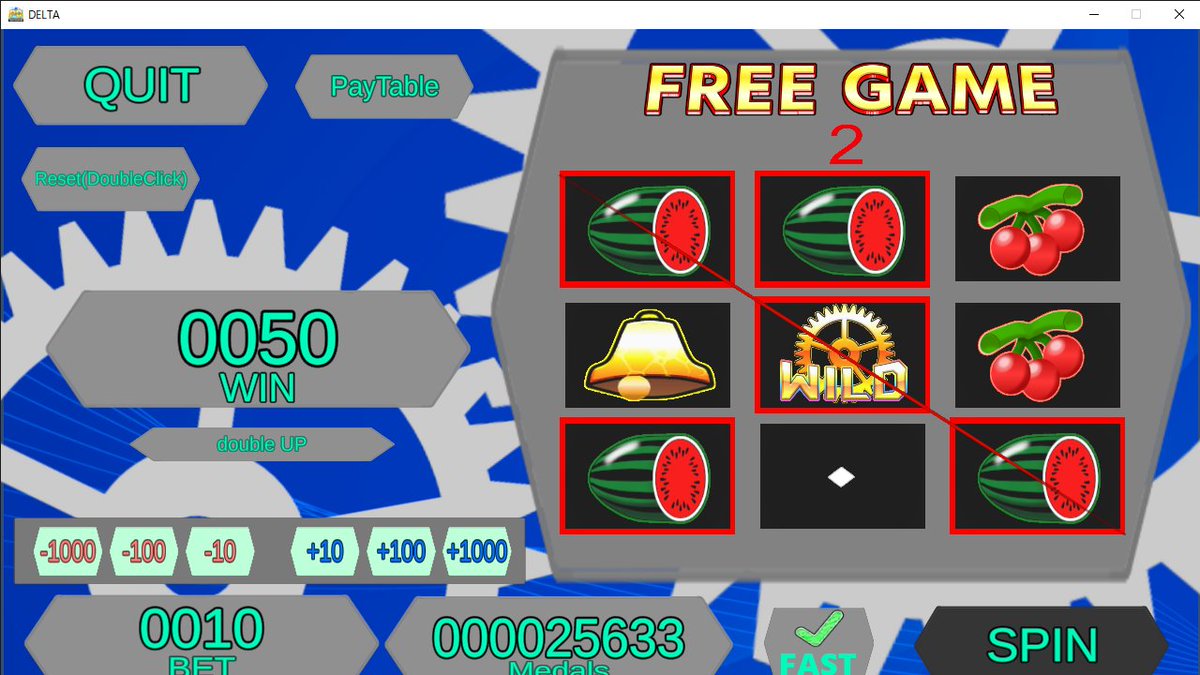 Unity #メダルゲーム Project_Delta Ver1.3を公開しました！📝 プッシャーゲームの軽量化・調整に加えスロットゲームにフリースピンとSPボーナスを実装しました！  Boothから再ダウンロードしていただくことでアップデートを適用できます！ https://t.co/Ho3V1GAgEr