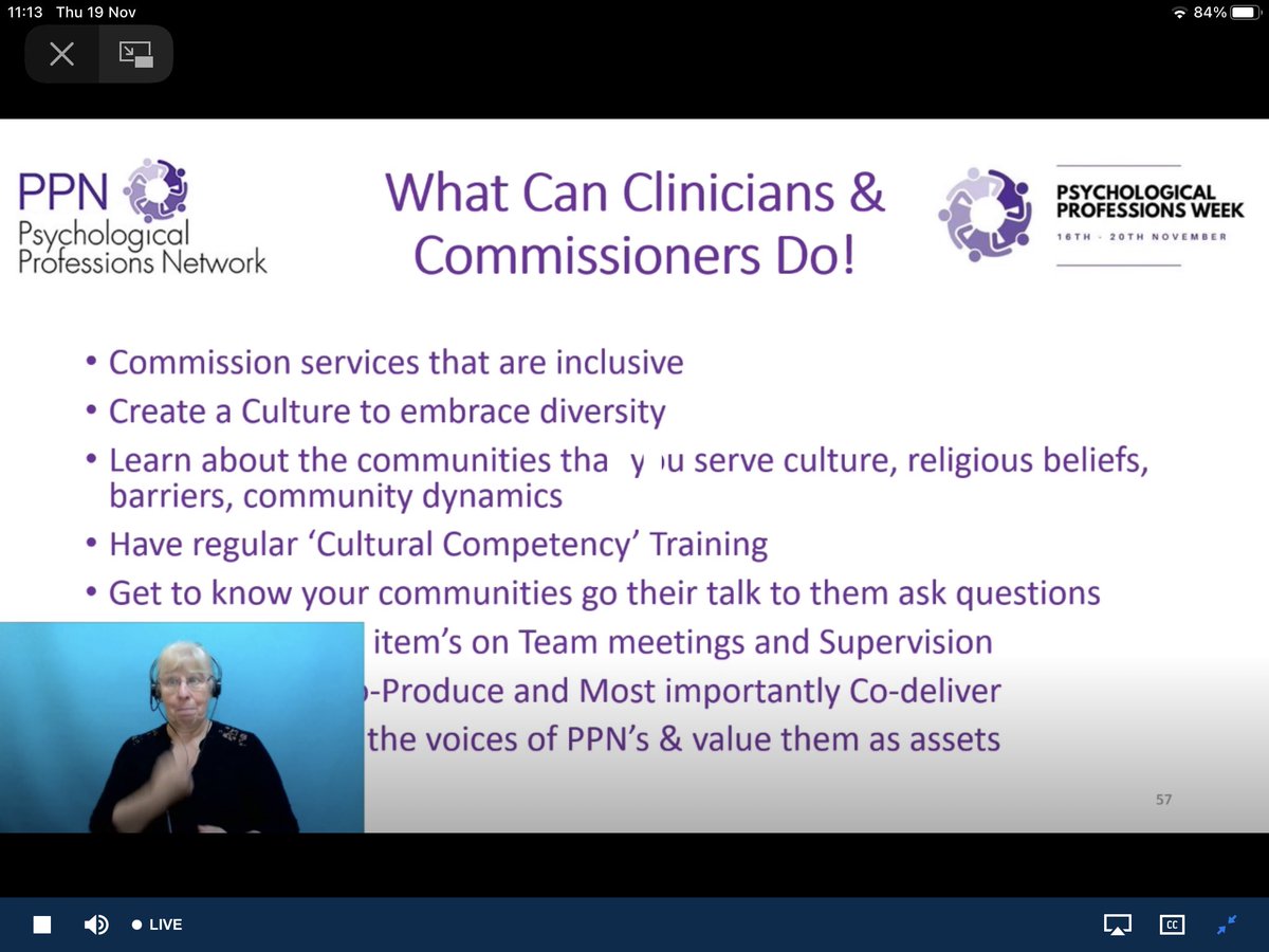 Really powerful contribution from Expert by Experience Javed Rahman on his experience of using #psychology services as a British Muslim & what needs to be done in today’s webinar on anti-racism for #PPNWeek #PsychologicalProfessionsWeek
