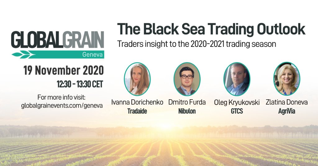 Onto our Black Sea panels! Looking forward to seeing the very latest on the winners and losers of the 2020-2021 harvest from Zlatina Doneva (AgriVia), Ivanna Dorichenko (Tradaide), Dmytro Furda (Nibulon SA), Oleg Kryukovskiy (GTCS Trading DMCC)
#ggGeneva