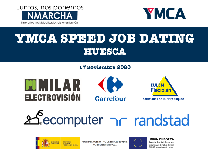 ymca_esp's tweet photo. Encuentros #YMCASpeedJobDating en #Huesca de 7 minutos donde 7 #jóvenes pusieron de relieve a través de su #elevatorPitch, sus competencias y potencialidades en el área de #AtenciónAlCliente a cada #empresa participante. Una oportunidad original de mostrar y adquirir talento https://t.co/ynjEPtmcgY