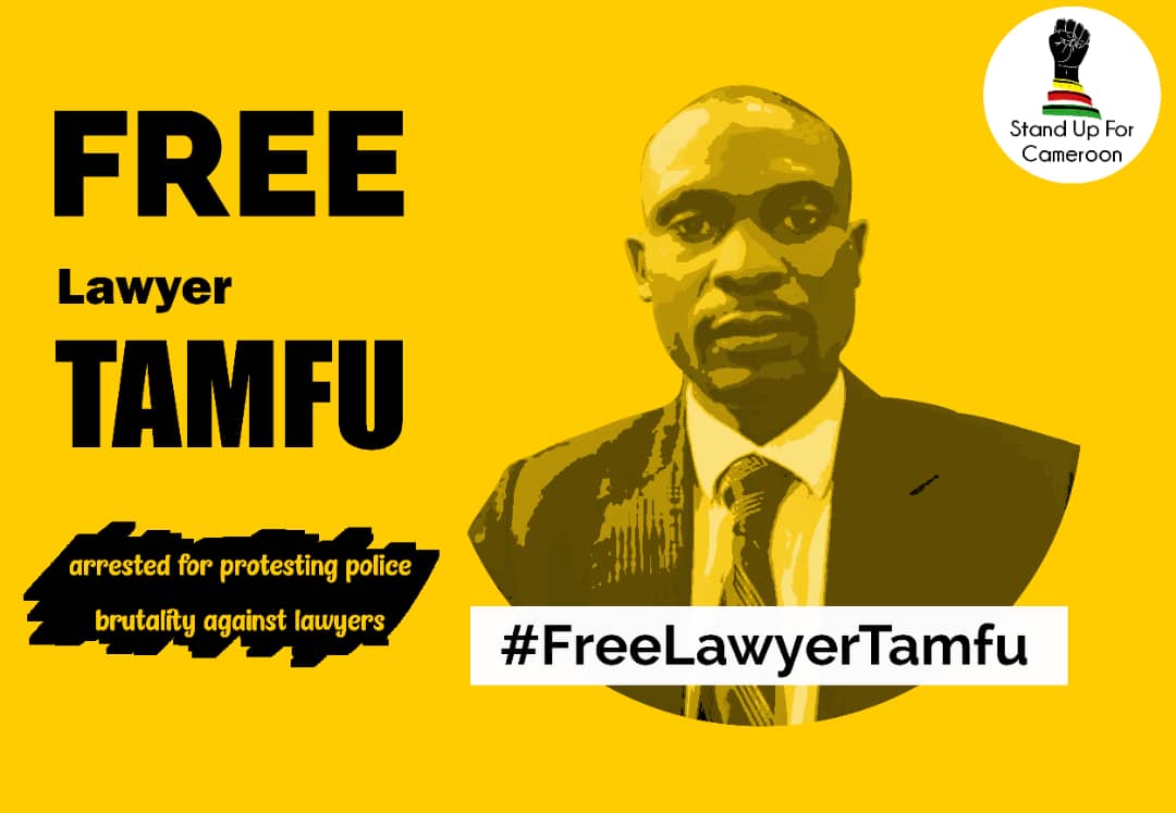 LambertNformi's tweet photo. #FreeLawyerTamfu https://t.co/7EHBfk7N1t