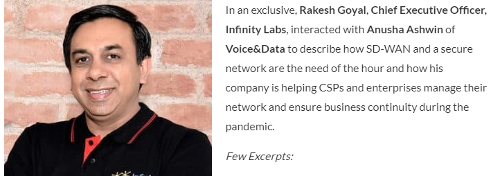InfinityLabsIN's tweet photo. Indian CSPs are geared up to exploit SD-WAN: @goyalr601, CEO, @InfinityLabsIN: https://t.co/2oJJQX1tnl #SDWAN #SD_WAN #CSPs #InfinityLabs #InfinityLabsIndia @VnDIndia https://t.co/kUsdykiTEK