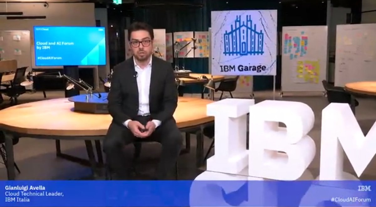 Digital4_biz's tweet photo. .@GianluigiAvella, Cloud Technical Leader: "Con la soluzione IBM #Watson AIOps portiamo l'#intelligenzaartificiale negli strumenti più comuni di Day2Operations" @IBMItalia #CloudAIForum #IBMCloud #IBMGarage https://t.co/8MrJob8OLn