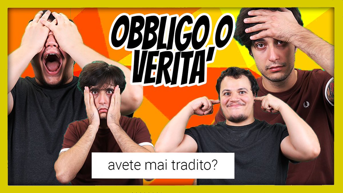 Obbligo o verità: preferisci dirmi perché ti sei assentato da una giornata di shooting o dare in mano il tuo canale a Gianmarco ed Enrico? Questa la mia risposta.
youtu.be/MZYFf3P5rSc