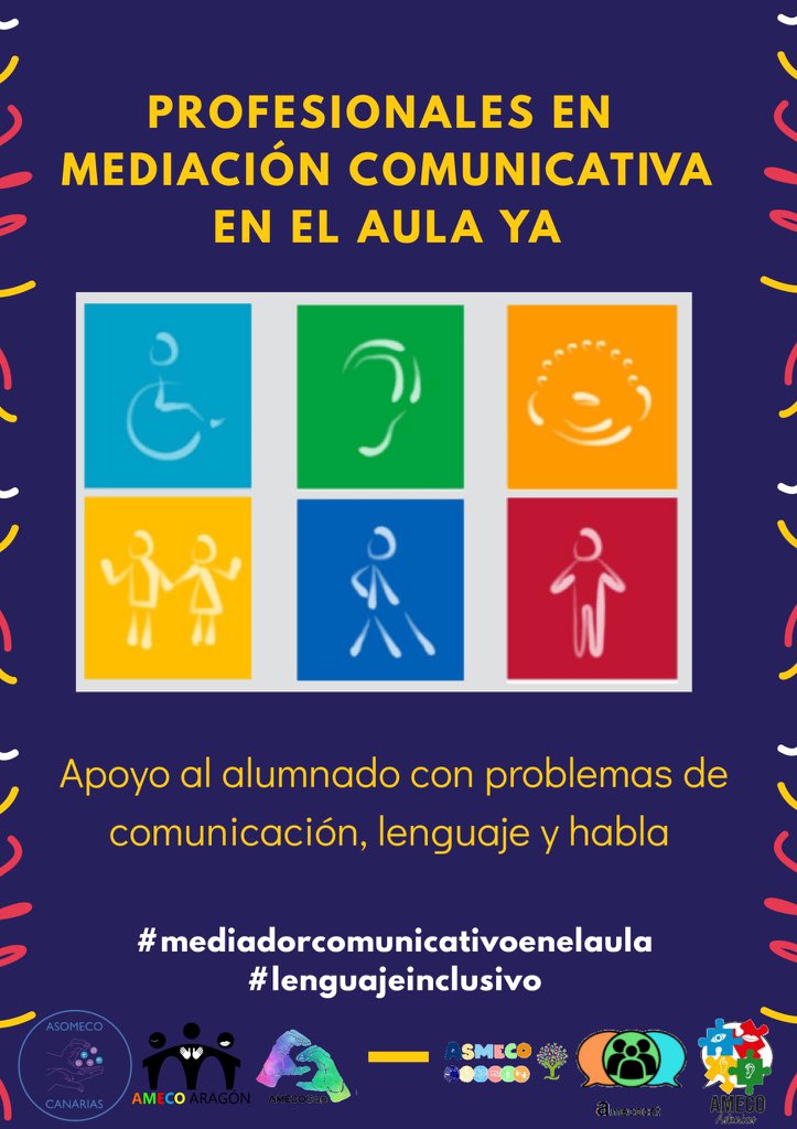 AmecoAragon's tweet photo. No nos podemos olvidar de los niños con dificultades en la comunicación, lenguaje y habla que están quedando desatendidos en el ámbito educativo. Por ellos, por la inclusión y por un acceso a la información. Comparte ⭐💓 https://t.co/EbGbtGO32V