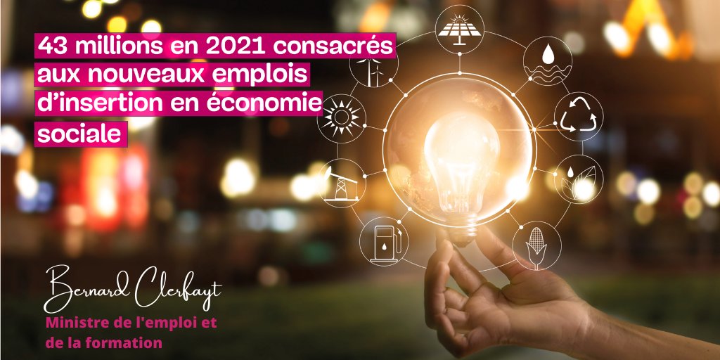 💡🌱 En mandatant 124 structures d'économie sociale pour encadrer, #former et mettre à l'#emploi les chercheurs d'emploi de longue durée, nous offrons des perspectives d'avenir aux Bruxellois 📍♻️ #EconomieSociale