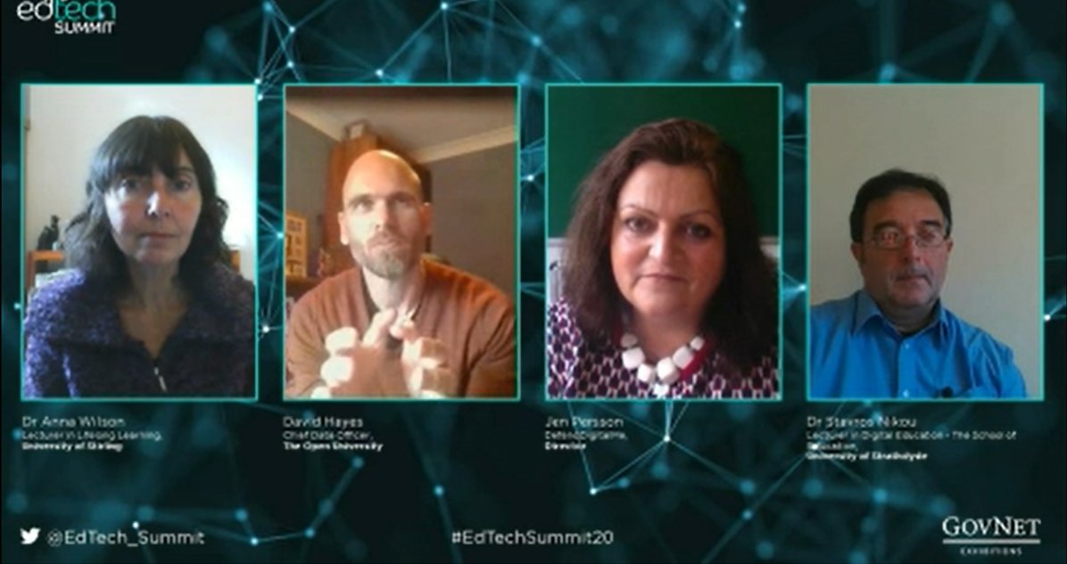 EdTech_Summit's tweet photo. And we're live with our leading session 'What’s the Limit? The Use of #Data in #Education' chaired by @anwstirling

#EdTechSummit20 #EdTech https://t.co/6qeJqoG4oa