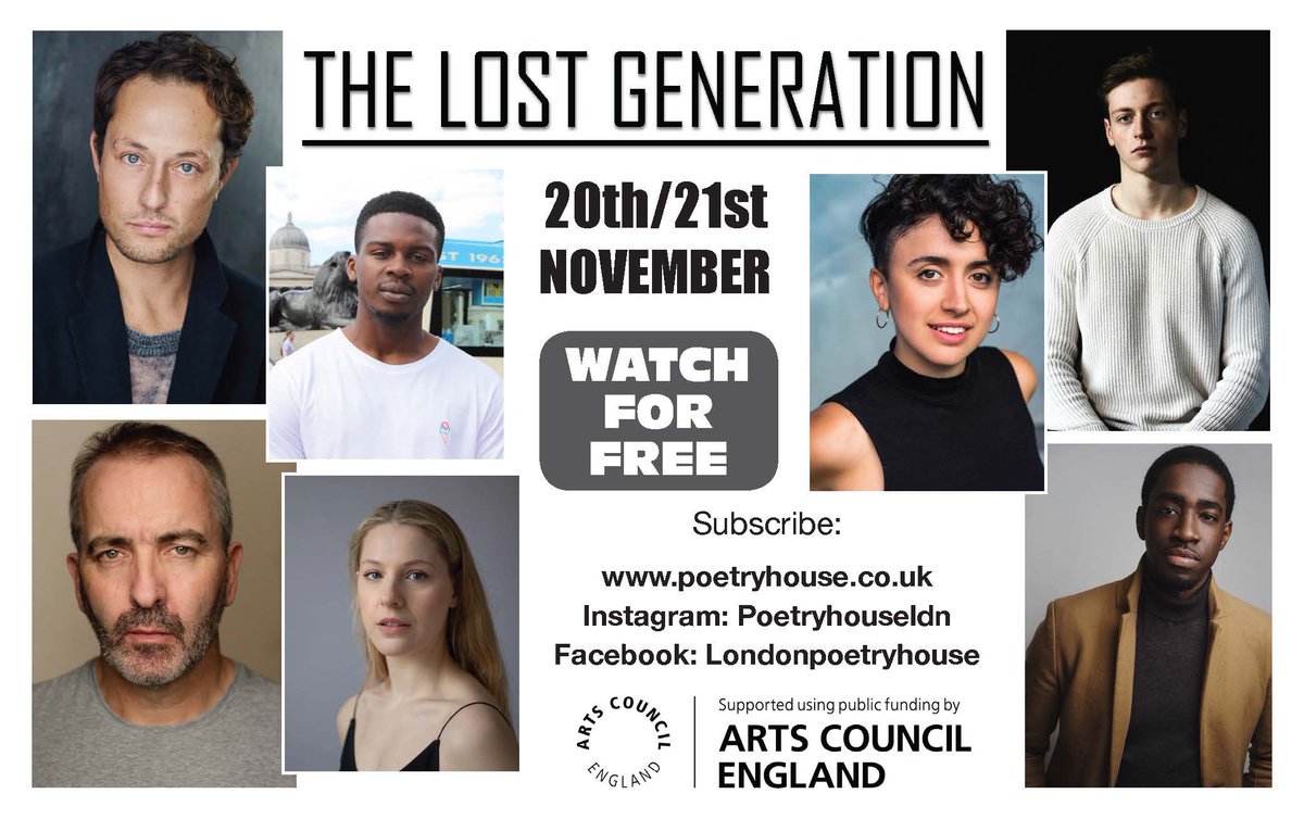 Make sure you catch our brilliant AMY COTTER (<a href="/amyjcotter/">Amy Cotter</a>) in 'The Lost Generation’ Live Stream this weekend. (20/21st Nov)
 
The online play follows the artist Jean-Michel Basquait in the 80's art scene in New York.
 
Find out more: fb.me/e/1M6gi0Urt