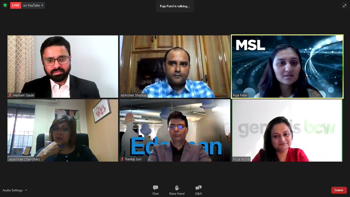VK_thefernweh's tweet photo. The only thing we can depend on was technology during the pandemic ~ says Abhishek Shankar
#PRschool
#SCoReTalk https://t.co/qwZSDq6pkJ