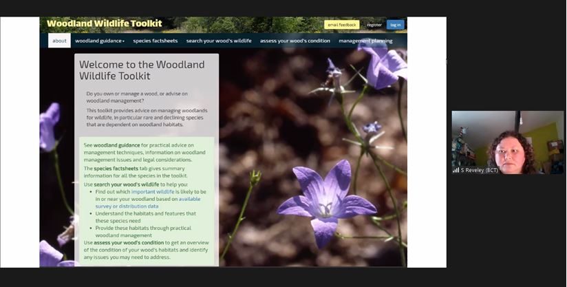 _BCT_'s tweet photo. Gareth Fisher provides an introduction to the Woodland Wildlife Toolkit - an online resource for conservation management #BatWoodlandSymp @Natures_Voice 
https://t.co/YPQeJIDuxF https://t.co/vTQwilmPDd