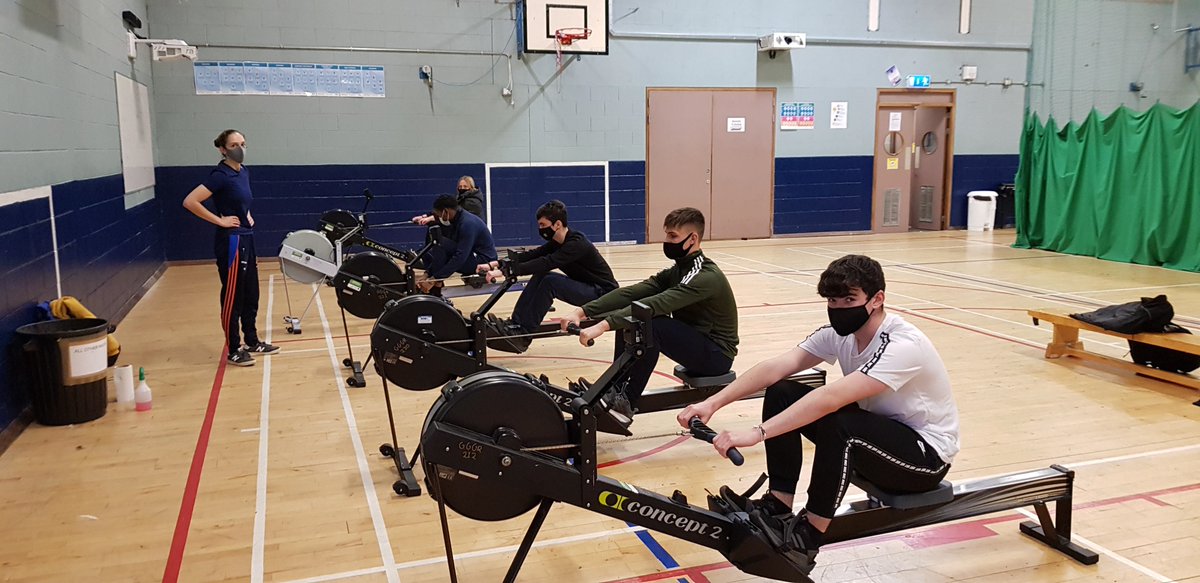 HartstownTY's tweet photo. Rowing with Sarah Stapleton in our TY Rowing Coaching programme . Look forward to when we can get on to the water. @HartstownCS @PE_HartstownCS #HCS #TY #Dublin15 #RowingIreland https://t.co/DI9imvQvm6