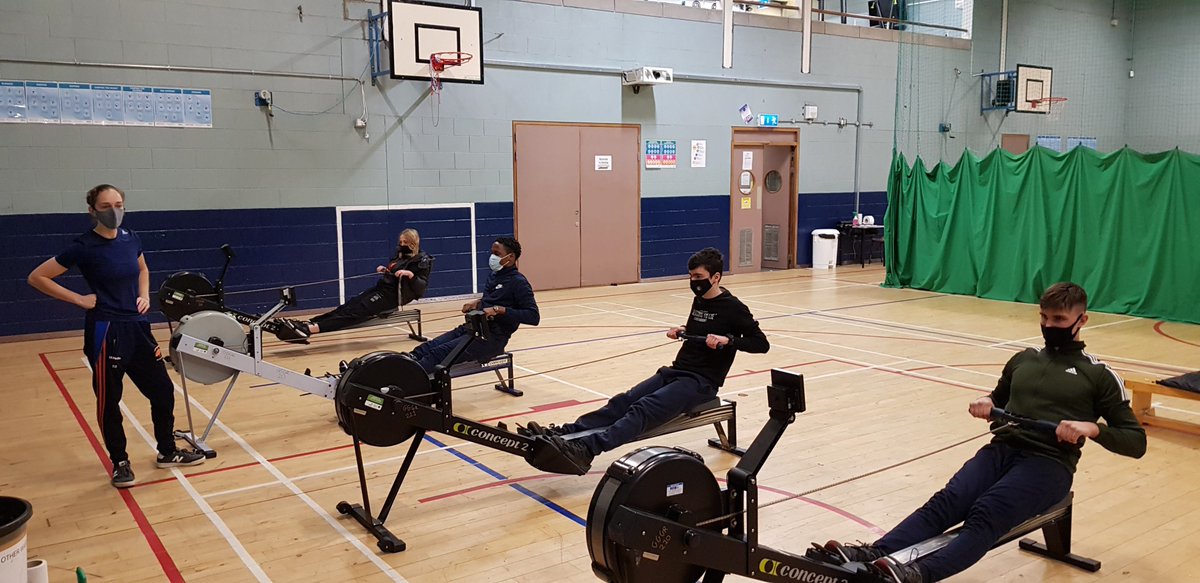HartstownTY's tweet photo. Rowing with Sarah Stapleton in our TY Rowing Coaching programme . Look forward to when we can get on to the water. @HartstownCS @PE_HartstownCS #HCS #TY #Dublin15 #RowingIreland https://t.co/DI9imvQvm6
