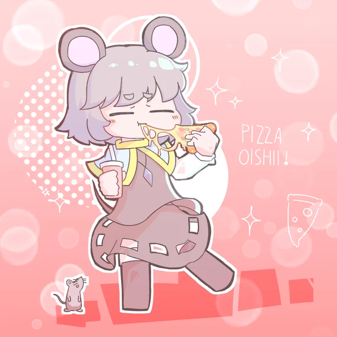 以前描いたナズーリンの絵ツイをサルベージしようとしたけどTwitterがへたくそすぎて見つけられなかったのでこの際なので再アップロード? 