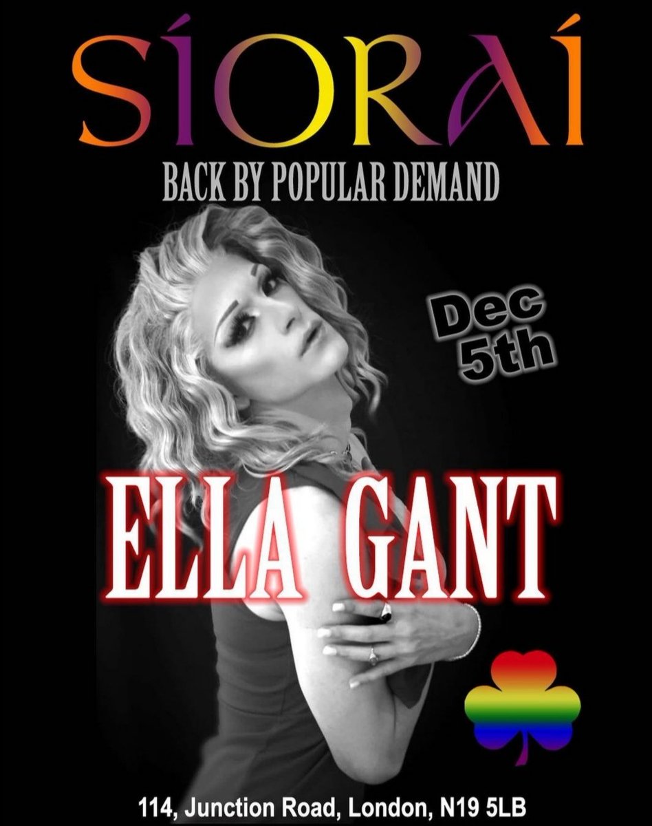 I can't wait to be back at <a href="/siorai_bar/">Siorai Bar London</a> on 5t December! 👯‍♀️💃🥳👸