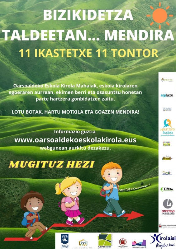 oiartzungoudala's tweet photo. 11 ikastetxe, 11 tontor erronka martxan jarri du Oarsoaldeko Eskola Kirolak https://t.co/SxvpaLUOp7 https://t.co/8u3TBQEMSo