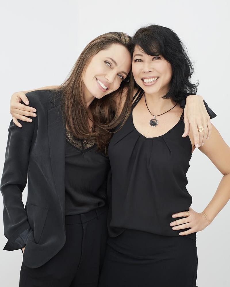 📸 Happy 50th birthday to #LoungUng! This friendship stands the test of time. Loung, thanks for always being there for Angie. Bless your heart and Mark. 😍🤩 | Photo by #AlexeiHay for #FirstTheyKilledMyFather promotions.