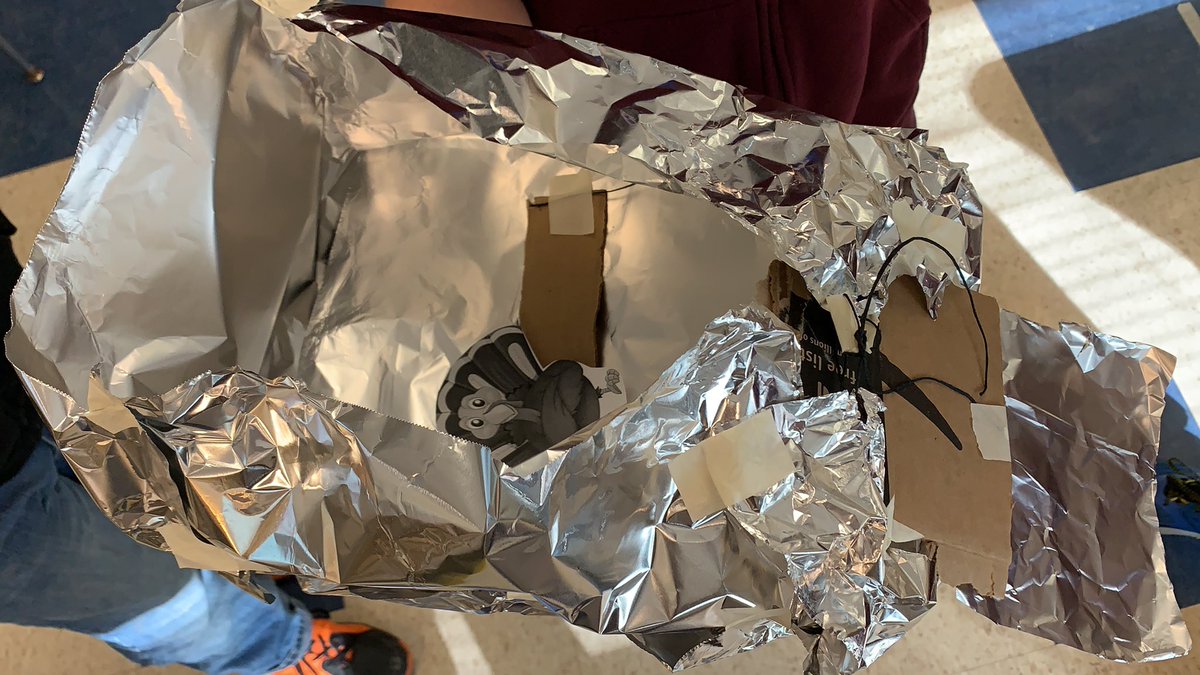 bonsell_erin's tweet photo. Ss used our newly acquired money skills to budget and buy materials to build a turkey trap! We used @Flipgrid to plan, demonstrate, and reflect. Here’s one very proud group who was successful in trapping their turkey! #JSAMSComeAlive #STEMeducation https://t.co/nBdVLvMewN