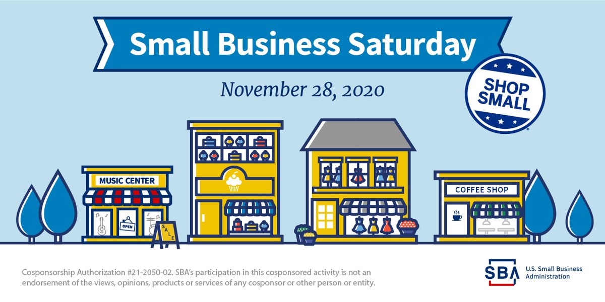 #SmallBizSat is in 4️⃣ days! Now more than ever, small businesses need our support as they navigate, retool and pivot from the impacts of the pandemic. #ShopSmall 🛍️ and support independent businesses in your community!

▶️ Learn more: sba.gov/saturday 

#TuesdayMotivations