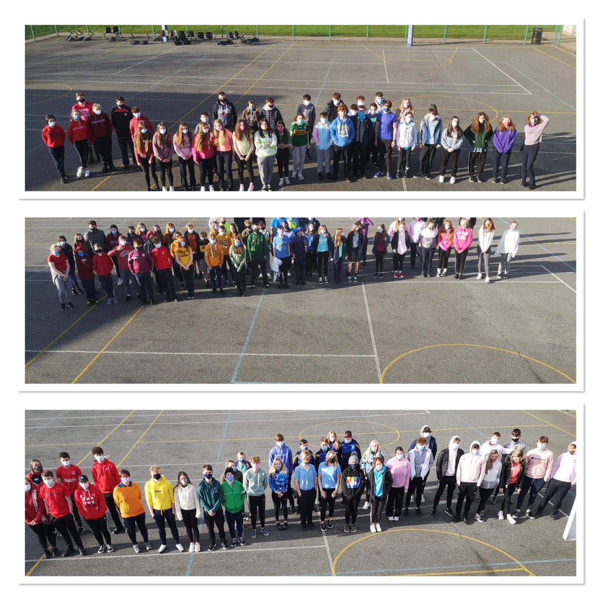 colaisteanatha's tweet photo. Well done to the students who showed their support for Stand Up Awareness Day 2020. Well done to 1st year student Darragh Nobbs on his brilliant creation. @BeLonG_To #standup2020 #comein. π³οΈβππ³οΈβππ³οΈβππ³οΈβππ³οΈβππ³οΈβππ³οΈβππ³οΈβππ³οΈβππ³οΈβππ³οΈβππ³οΈβππ³οΈβπ https://t.co/FYlllbKGtB