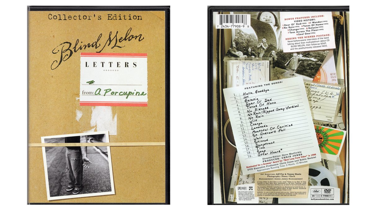 DVD　Blind Melon/Letters From a Porcupine