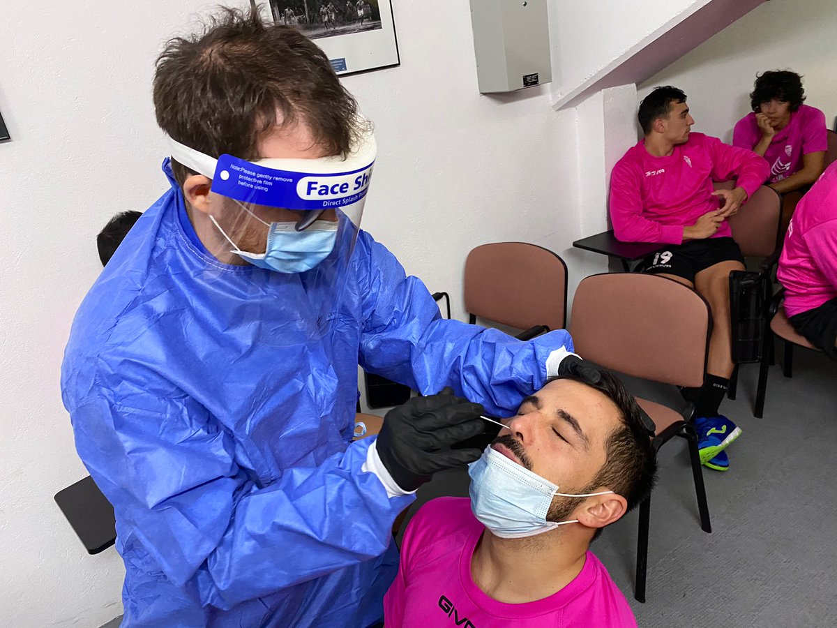 Una semana más, nuestra primera plantilla y cuadro técnico se han sometido a los tests de antígenos #Covid suministrados por la <a href="/LNFS/">LNFS</a>. Todos los resultados, negativos.